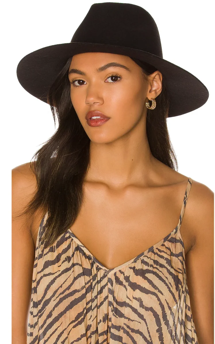 Lack Of Color Black The Grove Suede Band Trim Boho Hat - Imagen 3