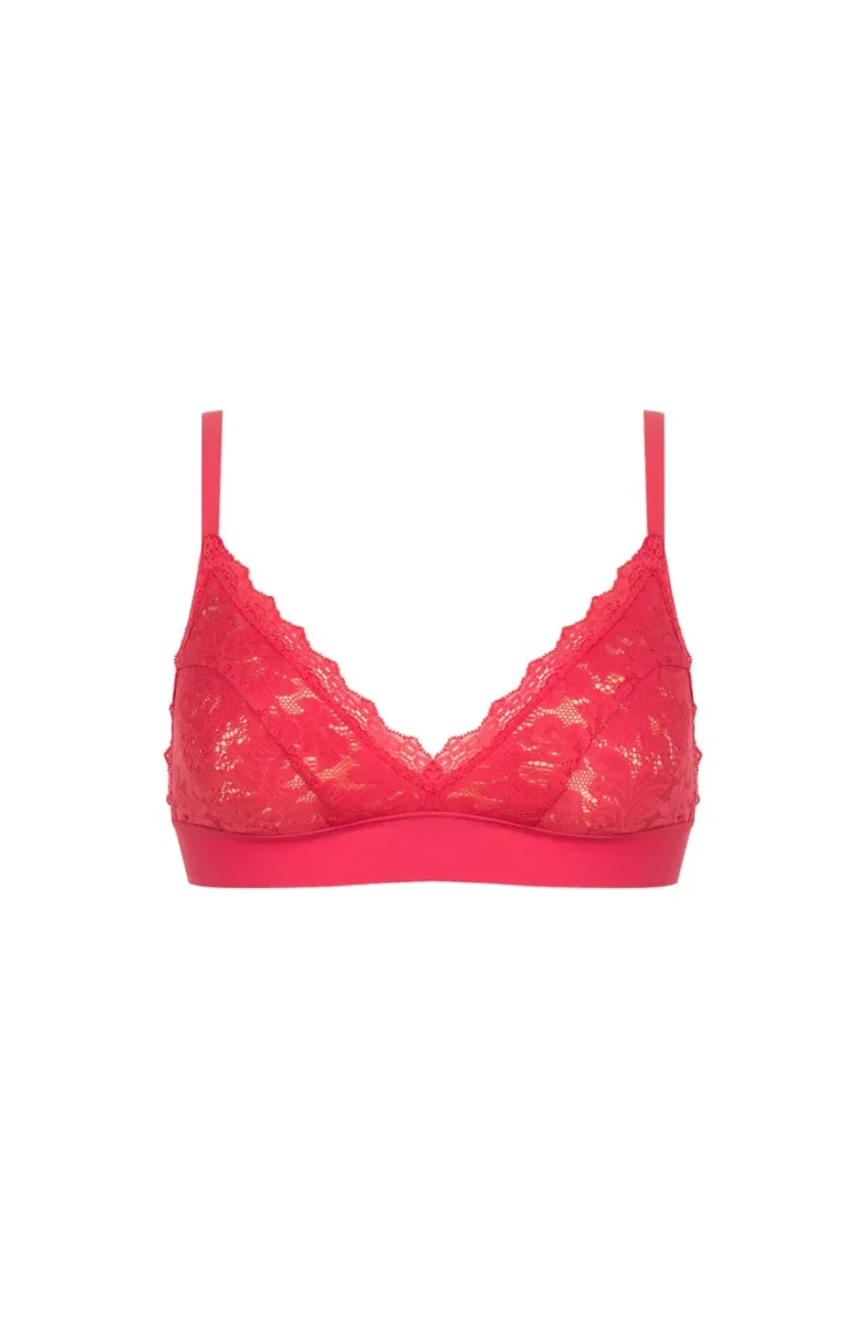 Pain De Sucre Divine Pink Lace Triangle Bra - Imagen 3