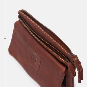 Cartera doble color cuero