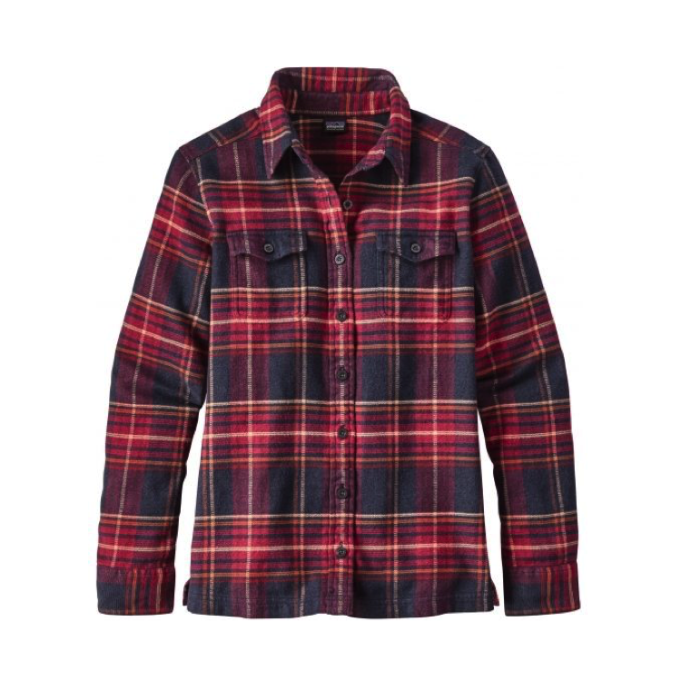 Camisa Manga Larga Fjord Flannel Mujer Rosado - Imagen 2