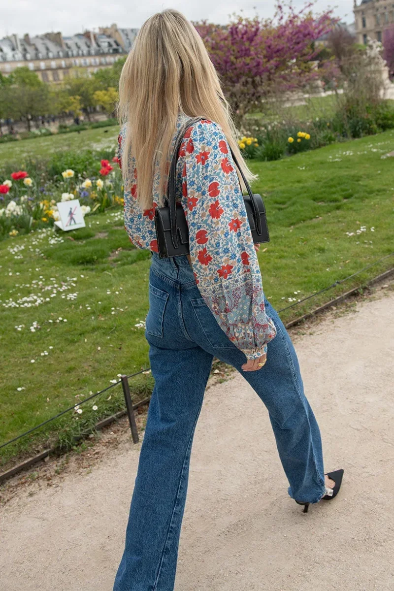 Spell & The Gypsy Daisy Patchwork Denim Jeans - Imagen 8