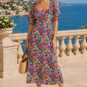 Spell & The Gypsy Last Drinks Bias Floral Midi Dress