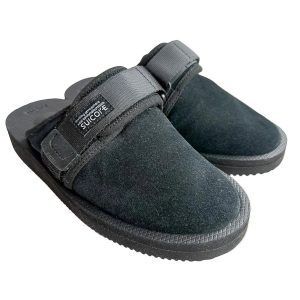 Suicoke Women's Black Zavo Shearling Slippers Sliders NO BOX