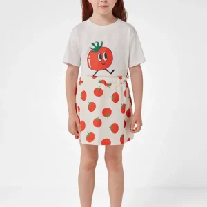 Falda corta de niña | Revival: Tomate Collection