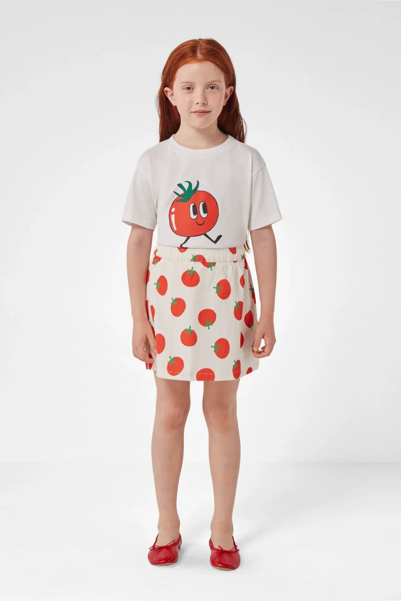 Falda corta de niña | Revival: Tomate Collection - Imagen 2