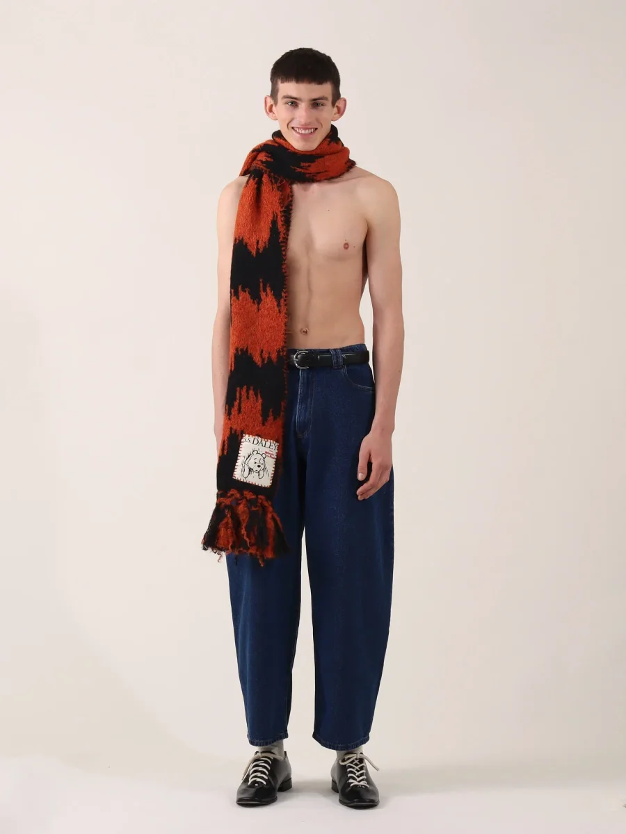 S.S.DALEY x Disney Winnie the Pooh TIGGER Stripe Mohair Scarf - Imagen 3