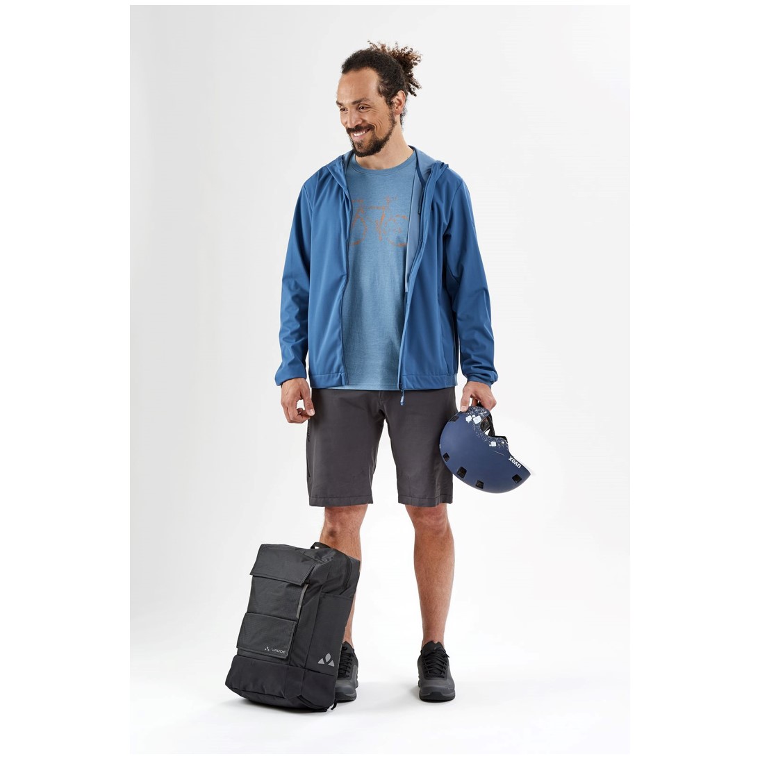 Alforja/Mochila Cyclist Pack Waxed 17 L Negra - Imagen 5