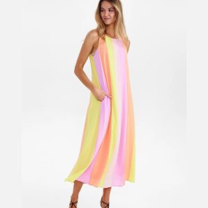 Vestido de rayas colores