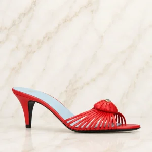 Valentino Garavani Leather Royal Heeled Mules