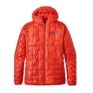 Parka Sintética Micro Puff Hoody Hombre Rojo