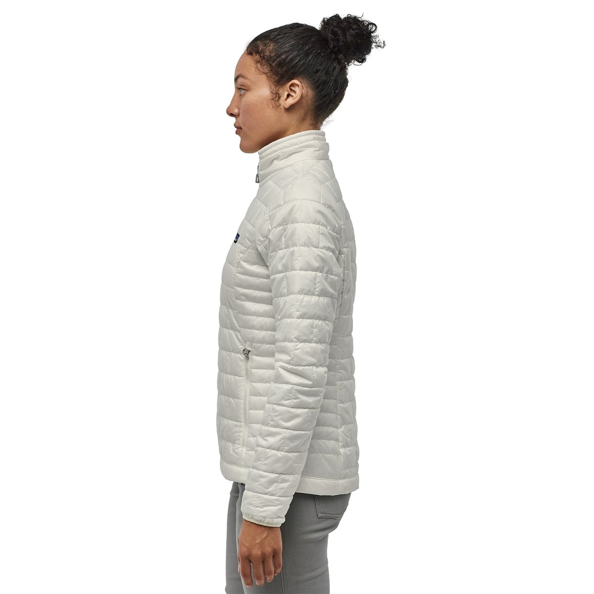 Parka Sintética Nano Puff Jacket Mujer Blanco - Imagen 4