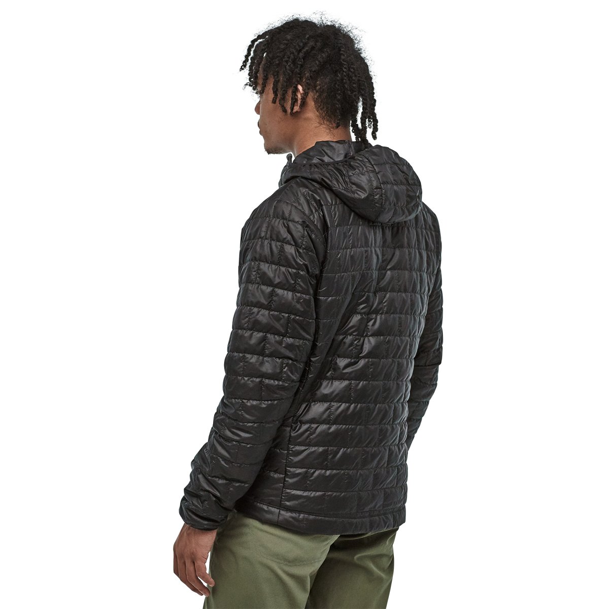 Parka Hombre Sintética Nano Puff Hoody Negro - Imagen 4
