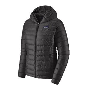 Parka Pluma Down Sweater Hoody Mujer Negro