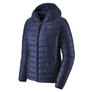 Parka Pluma Down Sweater Hoody Mujer Azul