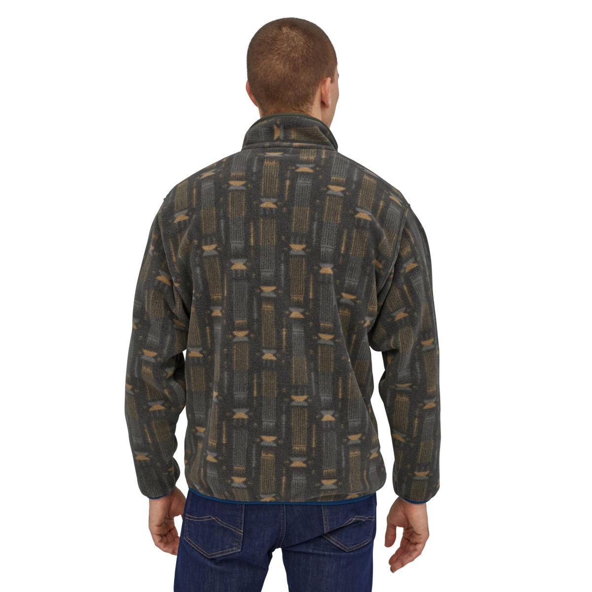Polar Synchilla Snap-T Pullover Hombre Gris - Imagen 4