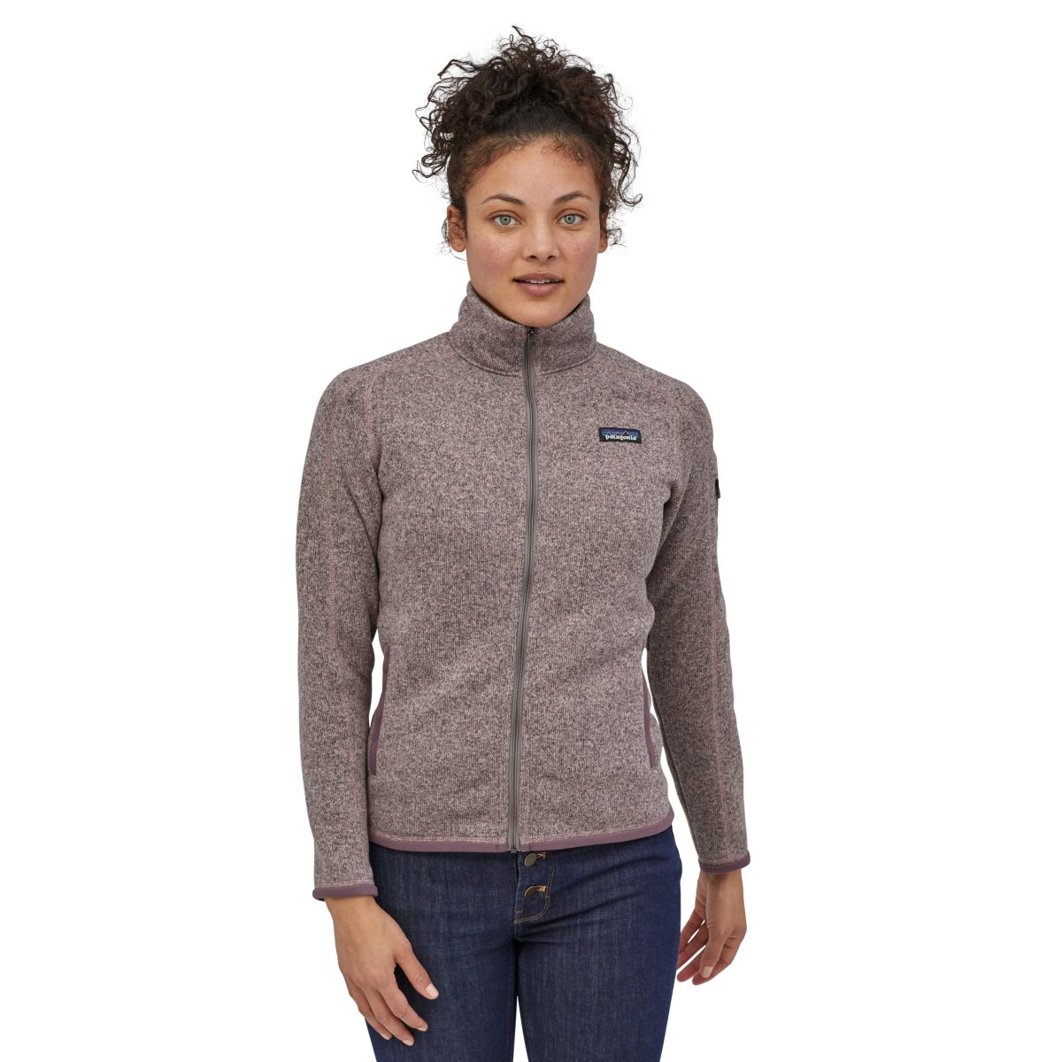 Polar Better Sweater Jacket Mujer Morado - Imagen 3