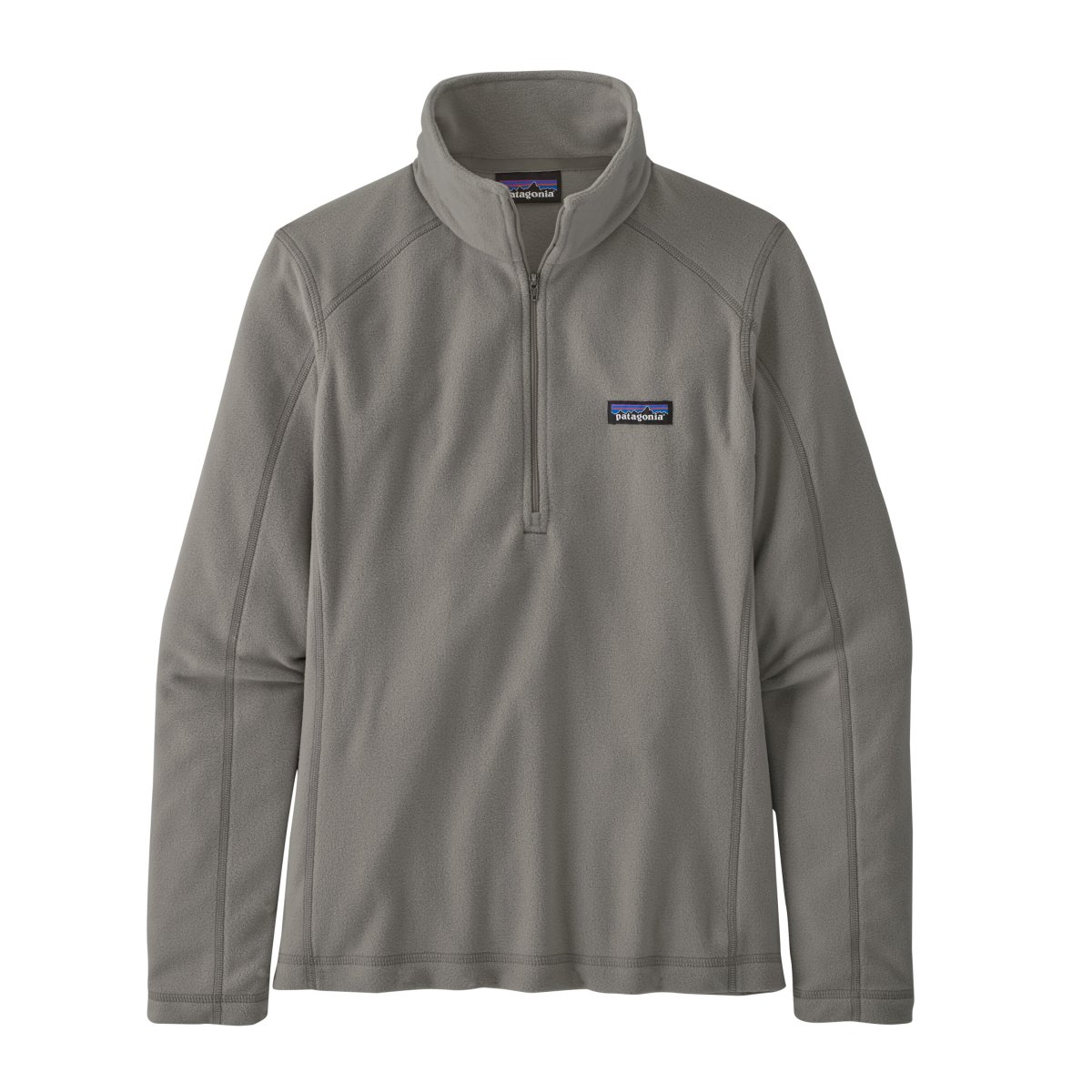 Polar Micro D 1/4 Zip Mujer Gris - Imagen 2
