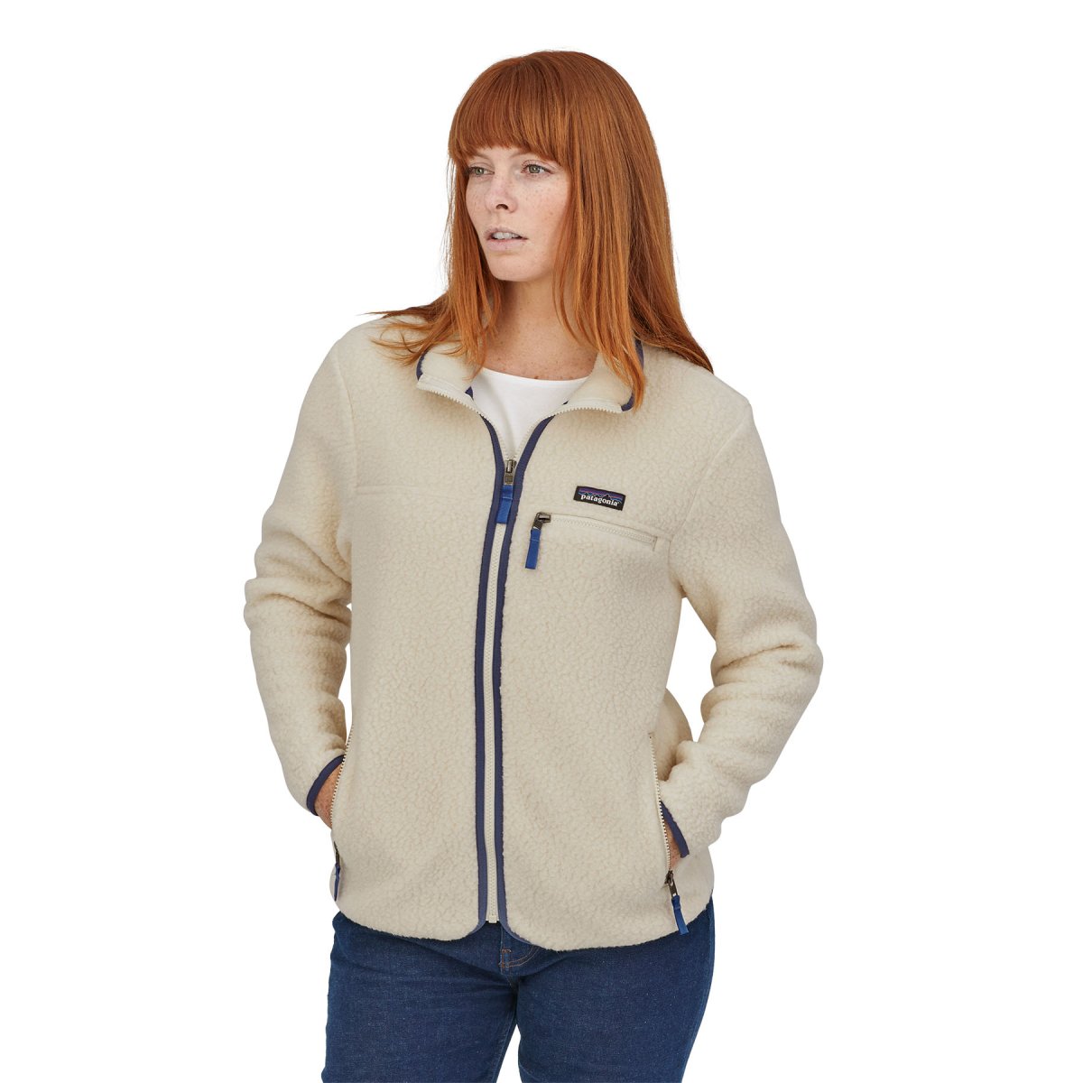 Polar Mujer Retro Pile Blanco - Imagen 3