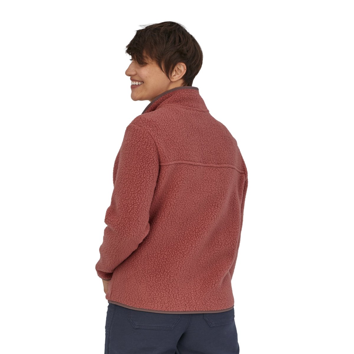 Polar Mujer Retro Pile Rojo - Imagen 4