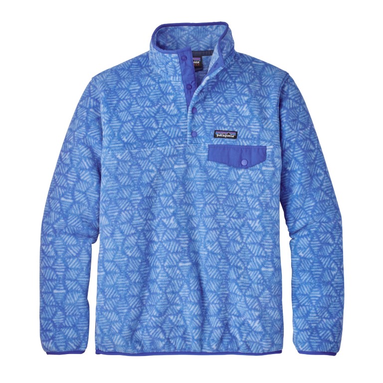 Polar LW Synchilla Snap-T Pullover Mujer Azul - Imagen 2
