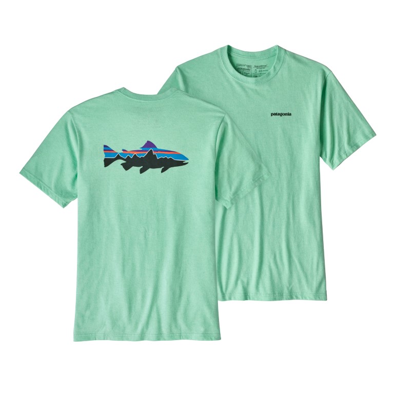 Polera Fitz Roy Trout Responsibili-Tee Hombre Azul - Imagen 2