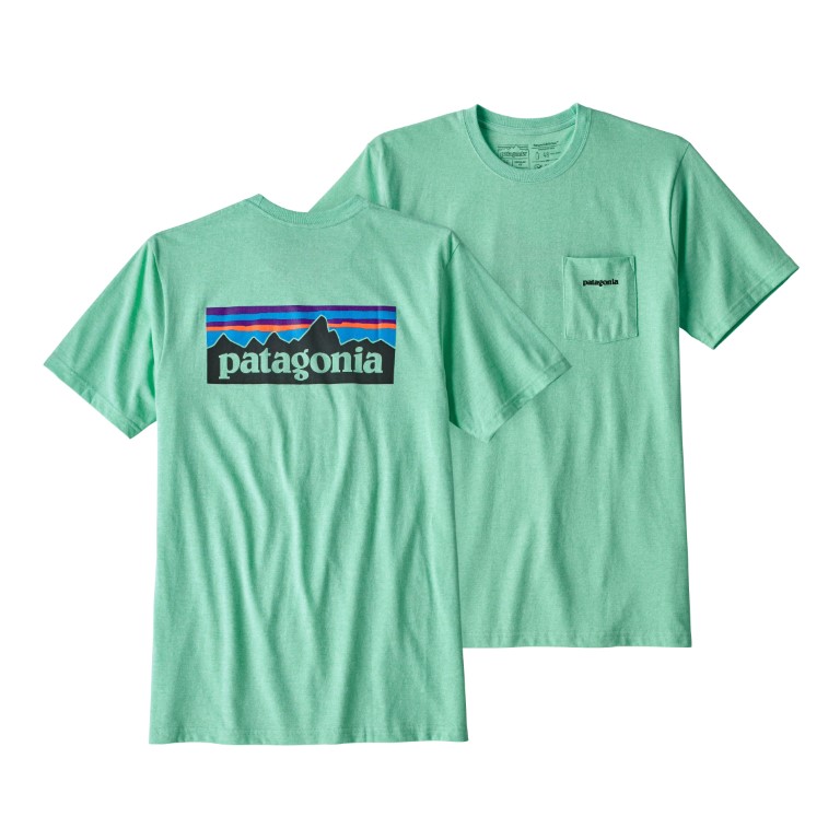 Polera P-6 Logo Cotton Pocket Hombre Azul