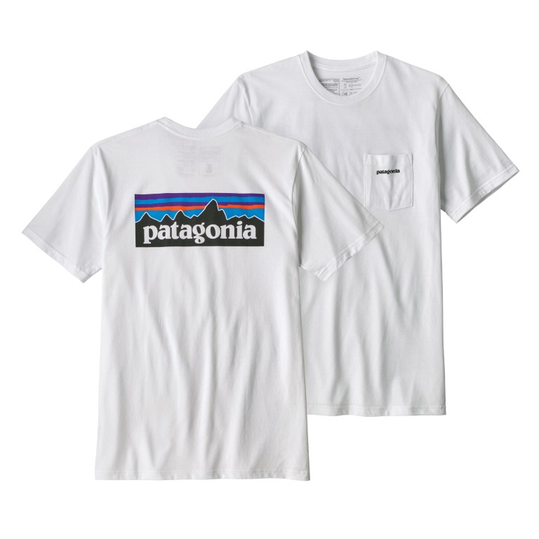 Polera P-6 Logo Cotton Pocket Hombre Blanco