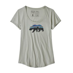 Polera Fitz Roy Bear Logo Scope Cotton Hombre Gris