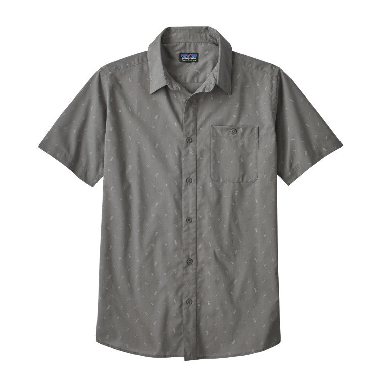 Camisa Manga Corta Go To Hombre Gris - Imagen 2
