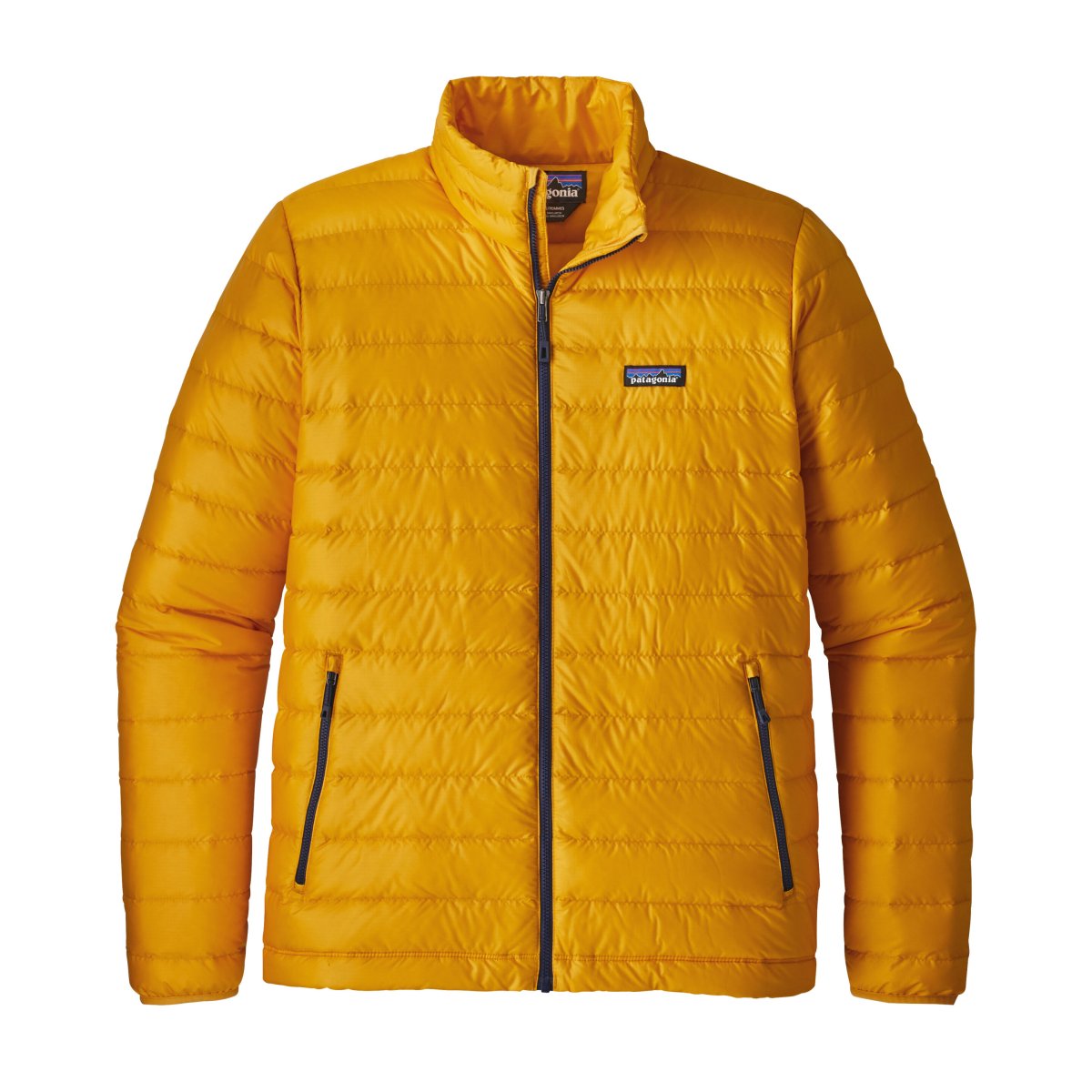Parka Pluma Down Sweater Jacket Hombre Amarillo