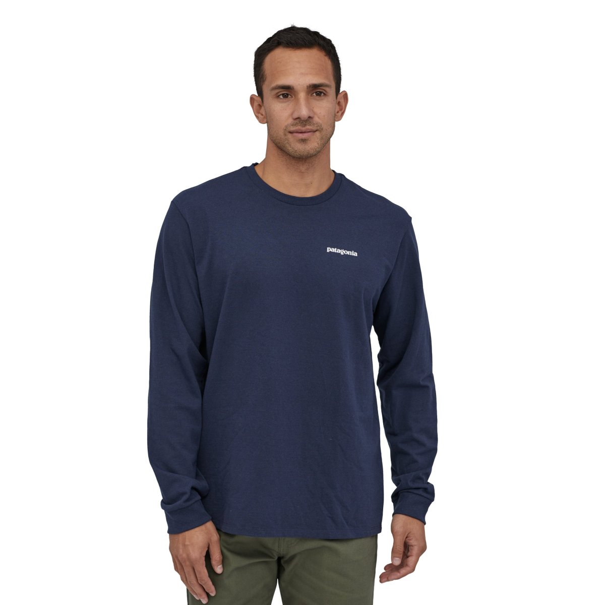 Polera Manga Larga P/6 Logo Responsibili-tee Hombre Azul - Imagen 3