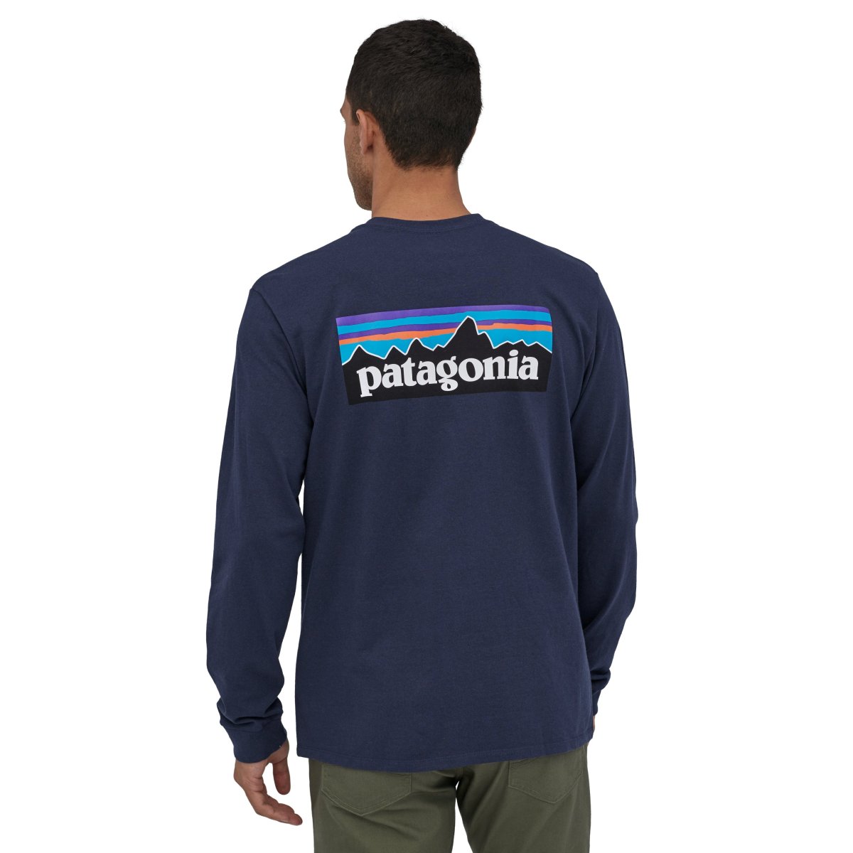 Polera Manga Larga P/6 Logo Responsibili-tee Hombre Azul - Imagen 4