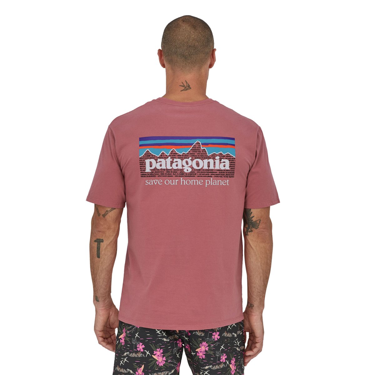 Polera P-6 T-Shirt Organic Hombre – Rosa - Imagen 4