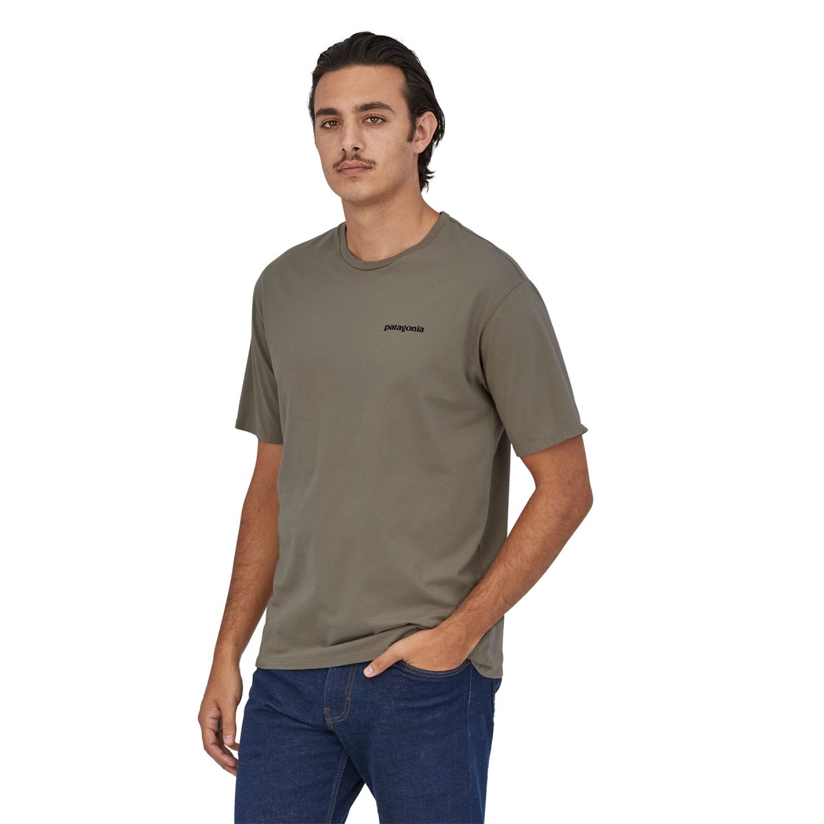 Polera Hombre Home Water Trout Organic – Verde - Imagen 3