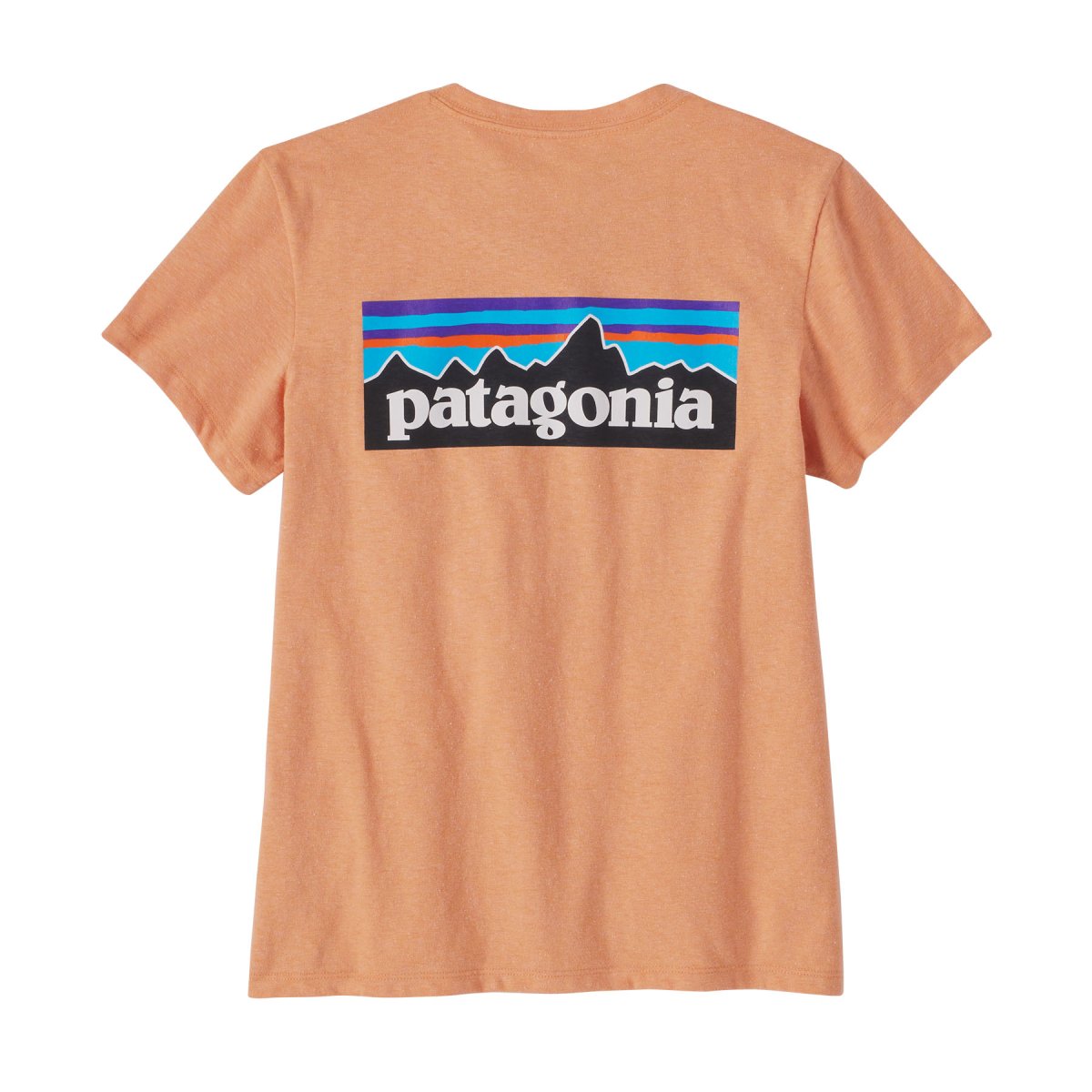 Polera Mujer P-6 Logo Responsibili-Tee – Damasco - Imagen 4