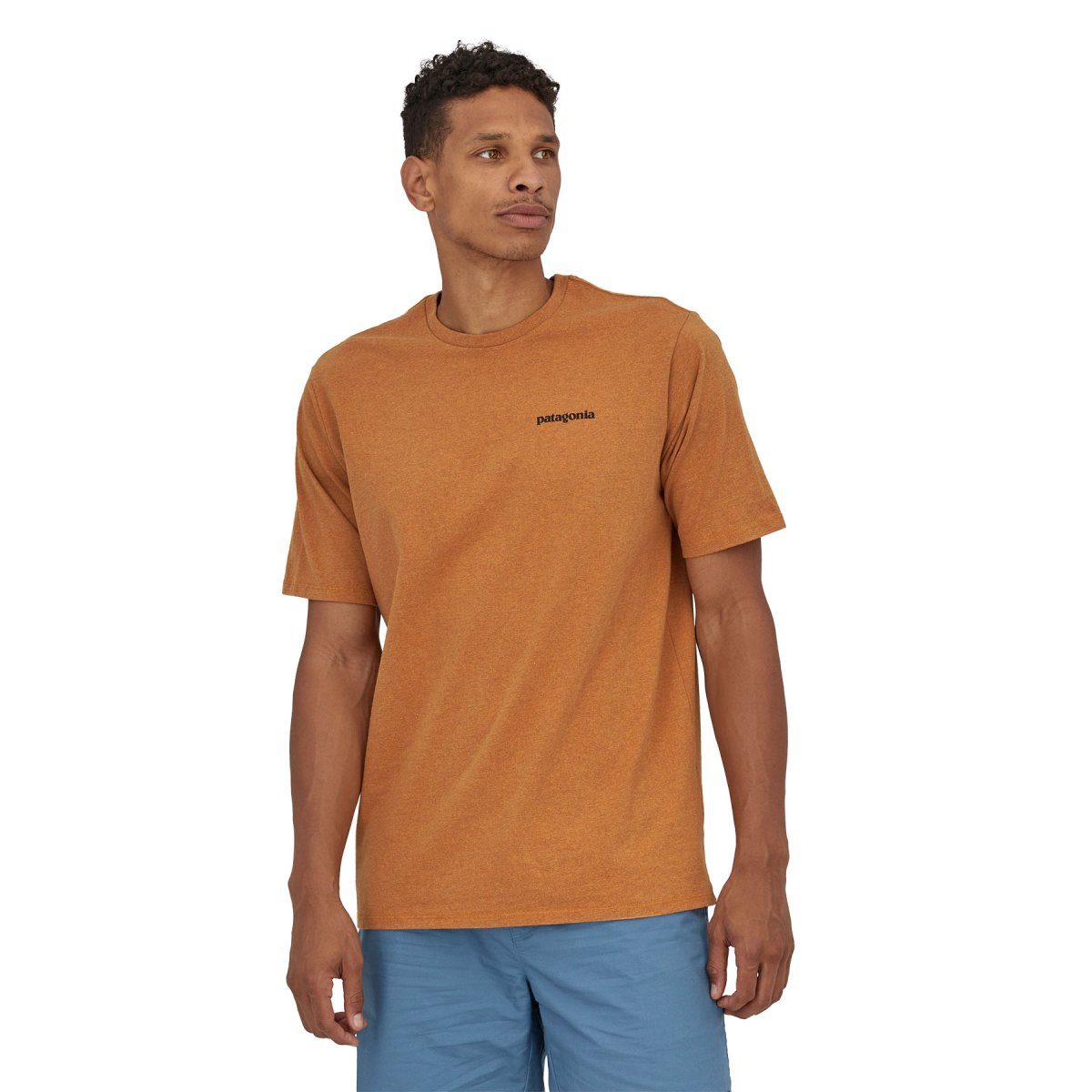 Polera P-6 Logo Responsibili-tee Hombre – Naranjo - Imagen 3