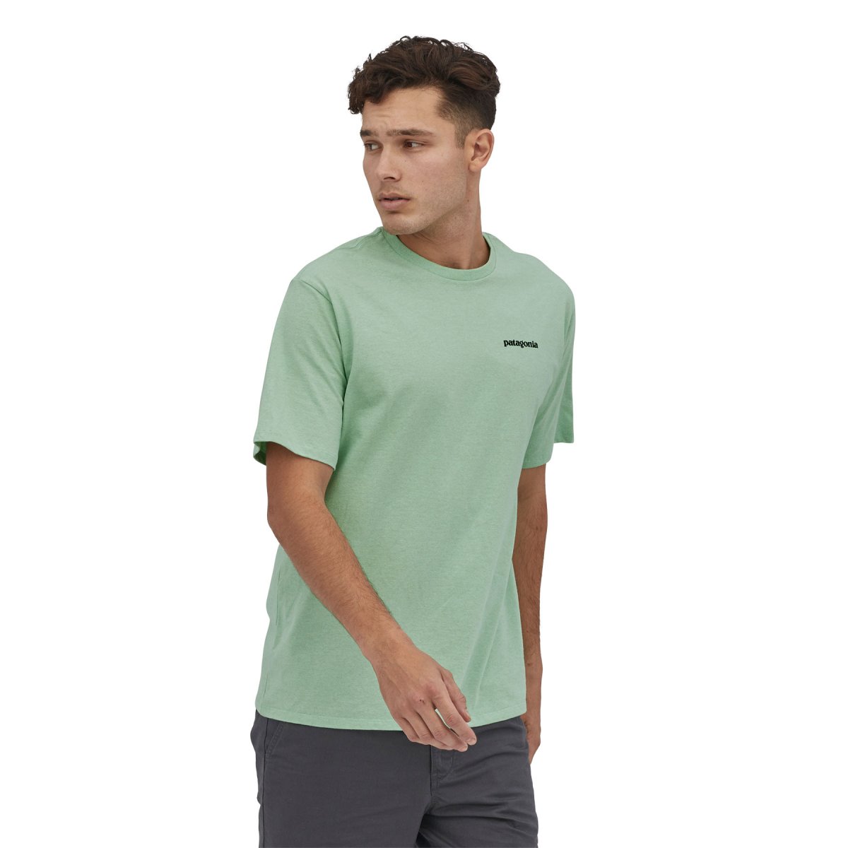 Polera P-6 Logo Responsibili-tee Hombre – Verde - Imagen 3