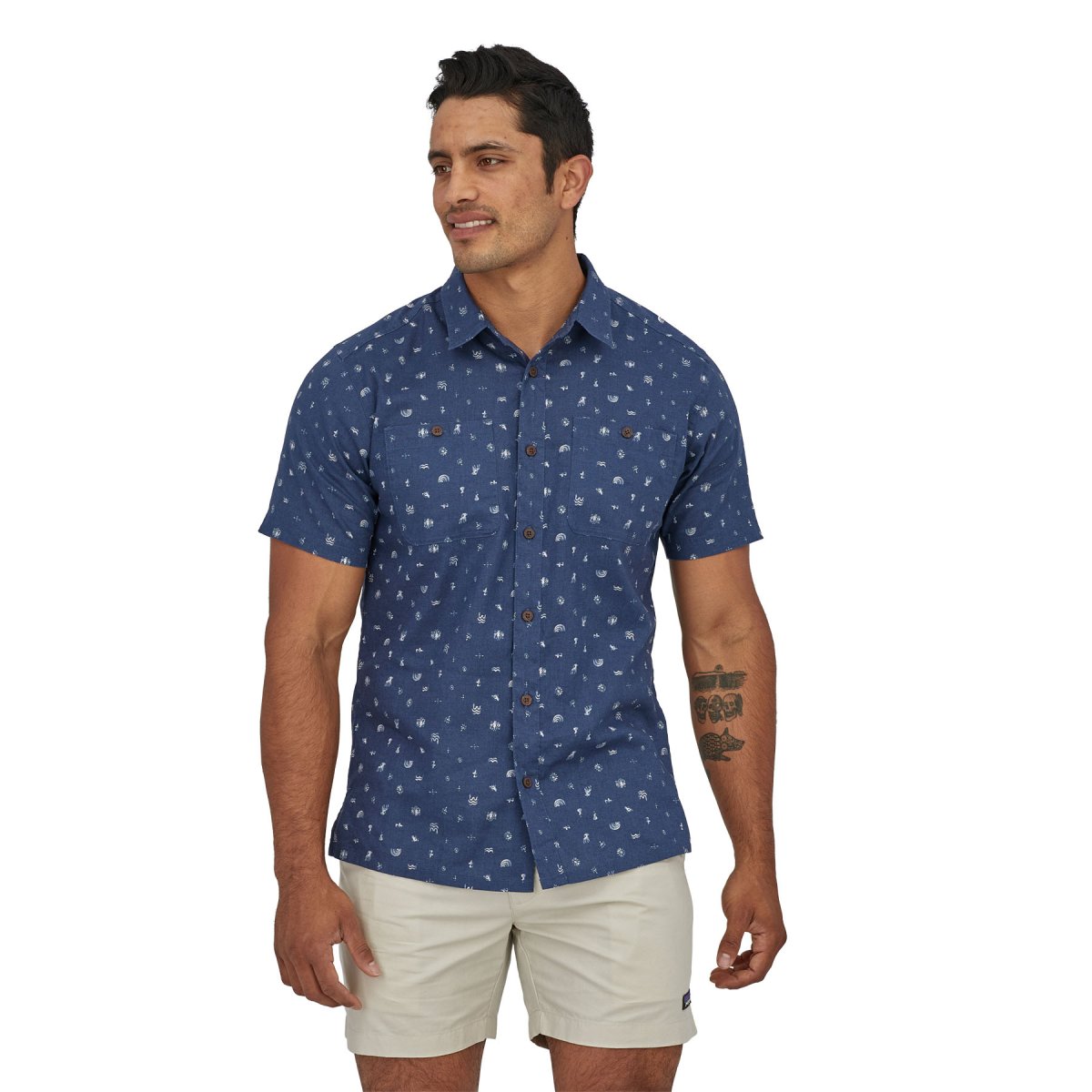 Camisa Back Step Hombre -Azul - Imagen 3