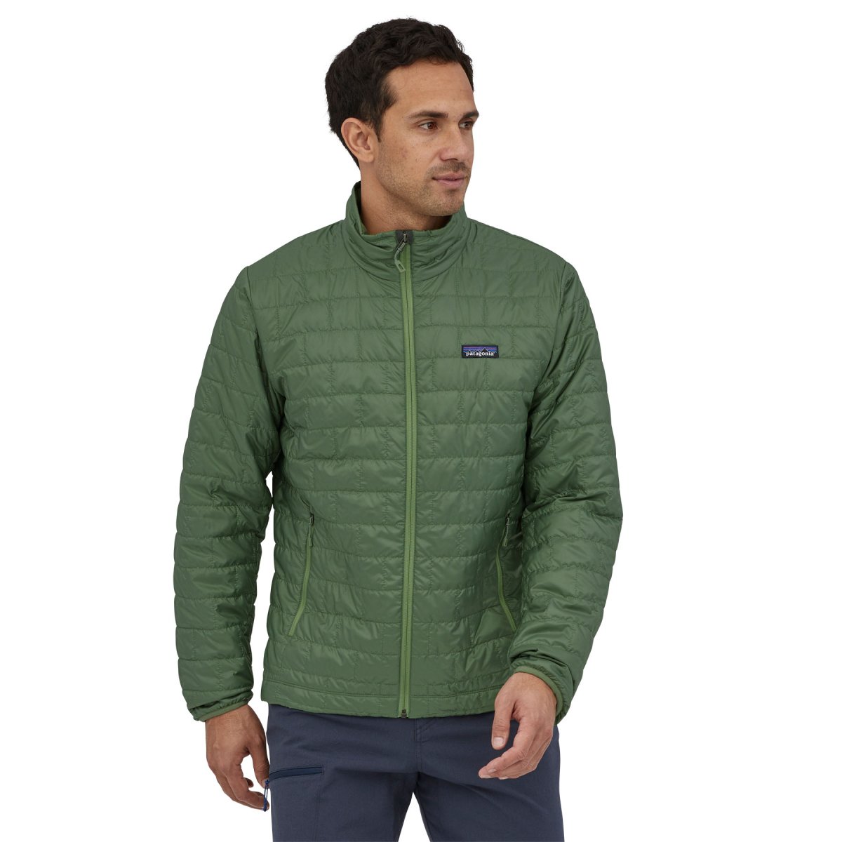 Parka Sintética Nano Puff Jkt Hombre Verde - Imagen 3