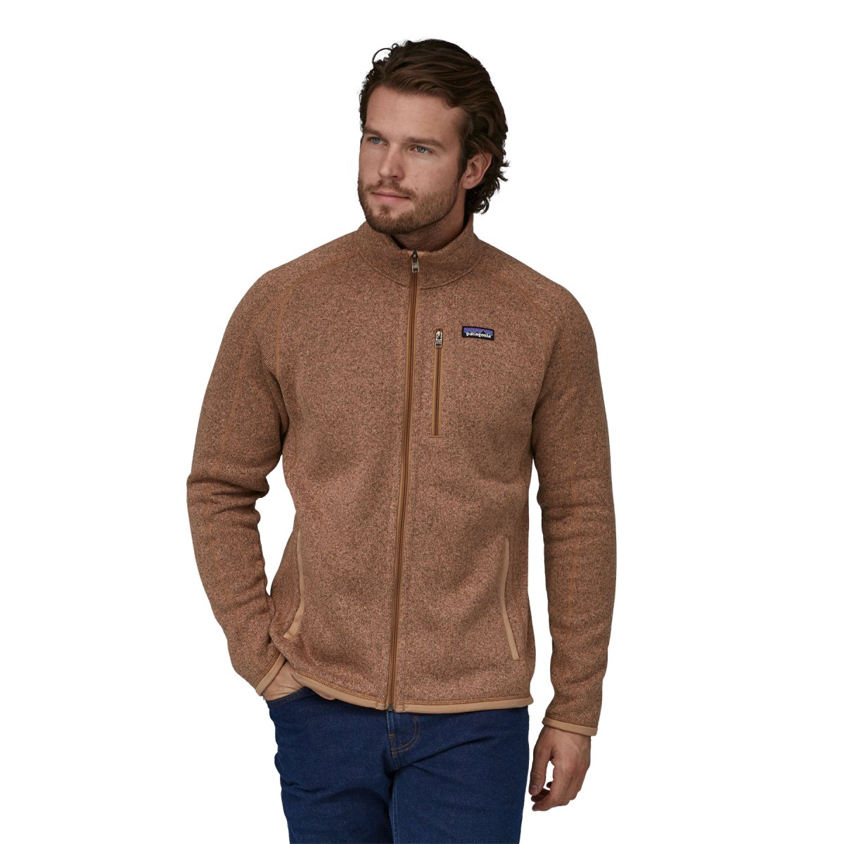 Polar Better Sweater Jacket Hombre – Cafe - Imagen 4