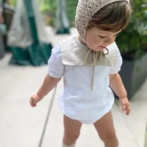 Pelele lino combinado