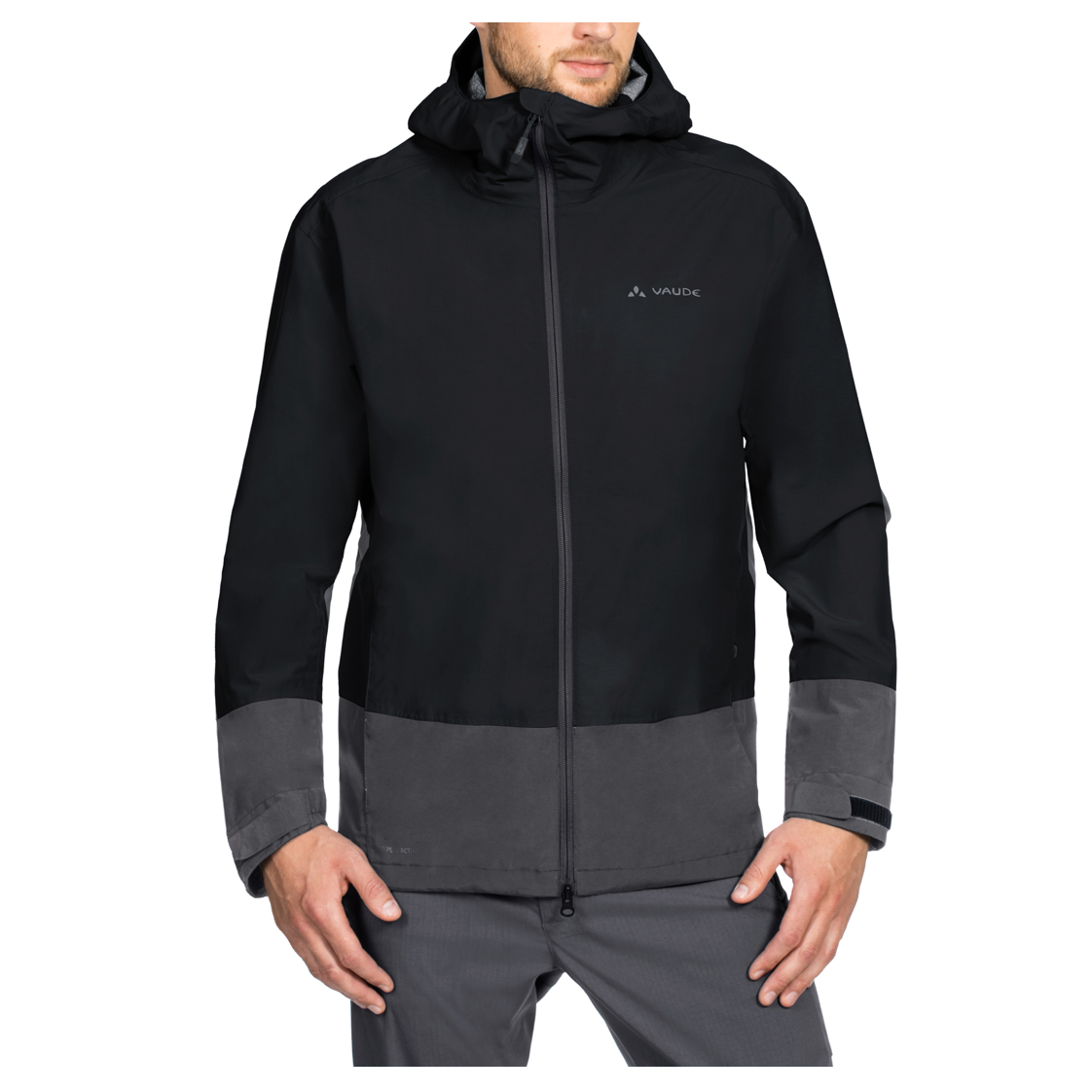 Cortavientos Impermeable Ciclismo Yaras II Hombre Negro - Imagen 4