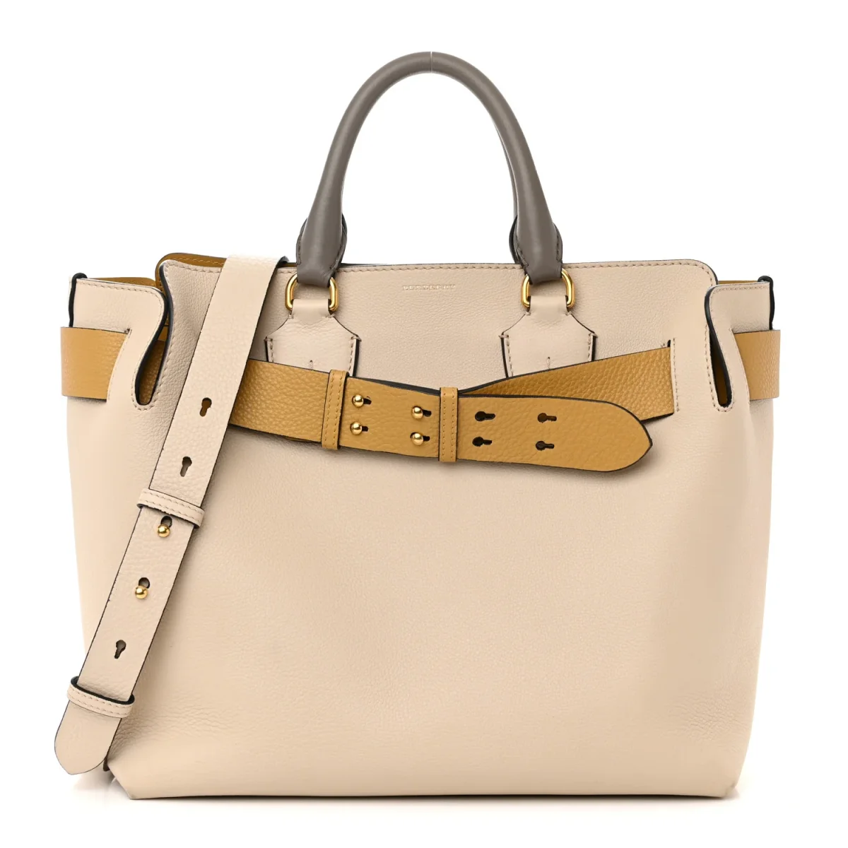 Burberry The Medium Belt Bag Grainy Leather Belt Yellow - Imagen 3