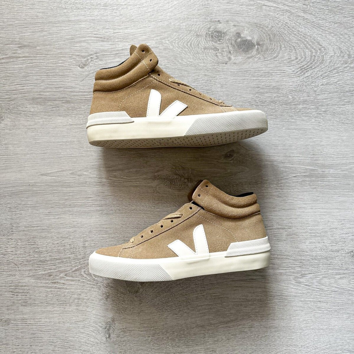 VEJA Minotaur Dune Brown Suede Pierre V Trainers Sneakers - Imagen 3