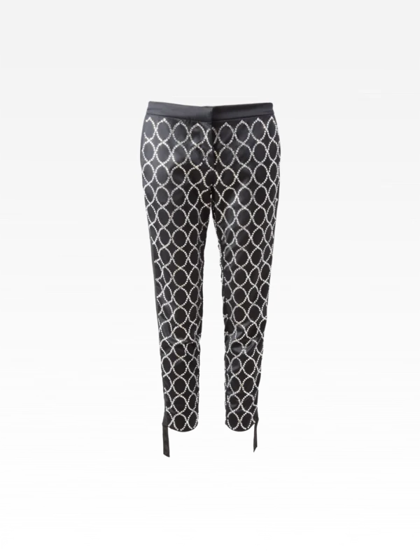 AZZARO Couture Florence Crystal Sparkly Embellished Trousers - Imagen 3