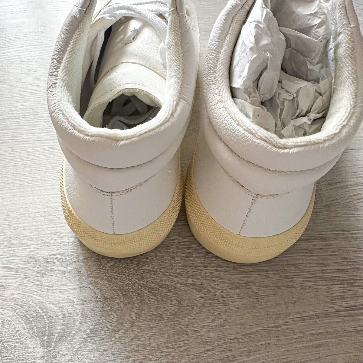 VEJA Minotaur White Leather High Top Trainers - Imagen 7