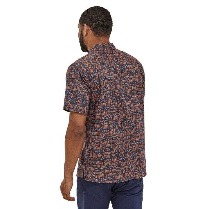Camisa Manga Corta Back Step Hombre Negro - Imagen 3