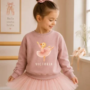 Sudadera patita ballet niña