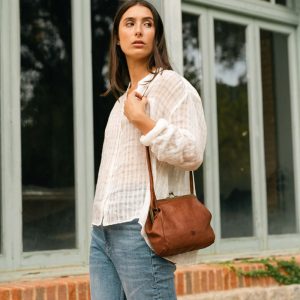 Bolso bandolera de piel