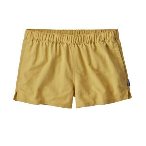 Shorts Barely Baggies Mujer Amarillo